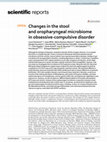 Research paper thumbnail of Changes in the stool and oropharyngeal microbiome in obsessive-compulsive disorder