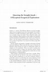 Research paper thumbnail of Queering the Straight Jonah -A Reception-Exegetical Exploration