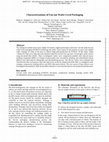 Research paper thumbnail of Characterizations of Fan-out Wafer-Level Packaging