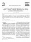 Research paper thumbnail of Stabilization of collagen using plant polyphenol: Role of catechin