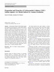 Research paper thumbnail of Preparation and Properties of Carboxymethyl Cellulose Film from Pineapple Core (Ananas comosus, CV. ‘Nanglae’)