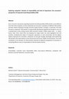 Research paper thumbnail of Exploring companies' domains of responsibility and level of importance: the consumers' perspective of Corporate Social Responsibility (CSR)