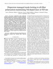 Research paper thumbnail of Dispersion Managed Mode-Locking in All-Fiber Polarization-Maintaining Nd-Doped Laser at 920 nm