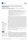 Research paper thumbnail of Targeting BET Proteins Decreases Hyaluronidase-1 in Pancreatic Cancer