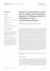 Research paper thumbnail of Impacts of urbanization on land use, air quality, and temperature dynamics in Dehradun district of Uttarakhand, India: a comprehensive analysis