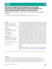 Research paper thumbnail of Structural insights into N-terminal to C-terminal interactions and implications for thermostability of a (β/α)8-triosephosphate isomerase barrel enzyme