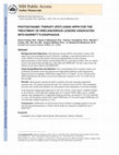 Research paper thumbnail of Photodynamic therapy (PDT) using HPPH for the treatment of precancerous lesions associated with Barrett's esophagus