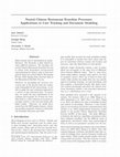 Research paper thumbnail of Nested chinese restaurant franchise process: Applications to user tracking and document modeling