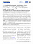 Research paper thumbnail of Co-trimoxazole prophylaxis, asymptomatic malaria parasitemia, and infectious morbidity in HIV-exposed uninfected infants in Malawi: The BAN study