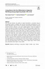 Research paper thumbnail of Living Alone in the City: Differentials in Subjective Well-Being Among Single Households 1995–2018