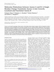 Research paper thumbnail of Molecular distinctions between Aurora A and B: a single residue change transforms Aurora A into correctly localized and functional Aurora B