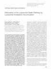 Research paper thumbnail of Attenuation of the Lysosomal Death Pathway by Lysosomal Cholesterol Accumulation