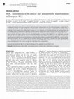 Research paper thumbnail of MHC associations with clinical and autoantibody manifestations in European SLE