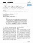 Research paper thumbnail of An exploration of sex-specific linkage disequilibrium on chromosome X in Caucasians from the COGA study