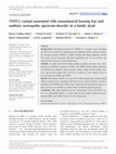 Research paper thumbnail of TMTC2 variant associated with sensorineural hearing loss and auditory neuropathy spectrum disorder in a family dyad