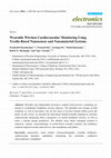 Research paper thumbnail of Wearable Wireless Cardiovascular Monitoring Using Textile-Based Nanosensor and Nanomaterial Systems