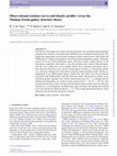 Research paper thumbnail of Observational rotation curves and density profiles versus the Thomas–Fermi galaxy structure theory