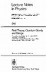 Research paper thumbnail of Field Theory, Quantum Gravity and Strings