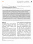 Research paper thumbnail of Association of trauma exposure with proinflammatory activity: a transdiagnostic meta-analysis