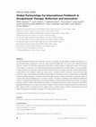 Research paper thumbnail of Global Partnerships for International Fieldwork in Occupational Therapy: Reflection and Innovation