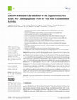 Research paper thumbnail of KBE009: A Bestatin-Like Inhibitor of the Trypanosoma cruzi Acidic M17 Aminopeptidase With In Vitro Anti-Trypanosomal Activity