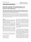 Research paper thumbnail of Present-Day Locoregional Control in Patients with T1 or T2 Breast Cancer with 0 and 1 to 3 Positive Lymph Nodes After Mastectomy Without Radiotherapy