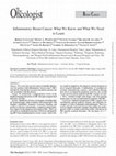 Research paper thumbnail of Inflammatory Breast Cancer: What We Know and What We Need to Learn