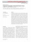 Research paper thumbnail of Computed Tomography of the Normal Bovine Tarsus