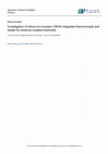 Research paper thumbnail of Investigation of silicon-on-insulator CMOS integrated thermocouple and heater for antenna-coupled bolometer