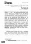 Research paper thumbnail of OS AVANÇOS DO MERCOSUL NO TRATO DA SEGURANÇA PÚBLICA ENTRE 1991 E 1999