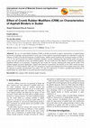 Research paper thumbnail of Effect of Crumb Rubber Modifiers (CRM) on Characteristics of Asphalt Binders in Sudan