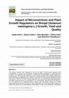 Research paper thumbnail of Impact of Micronutrients and Plant Growth Regulators on Brinjal (Solanum melongena L.) Growth, Yield and Quality