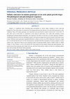 Research paper thumbnail of Salinity tolerance in tomato genotypes at an early plant growth stage: Morphological and physiological responses