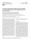 Research paper thumbnail of The Lehtinen-Pirjola Method Modified for Efficient Modelling of Geomagnetically Induced Currents in Multiple Voltage Levels of a Power Network