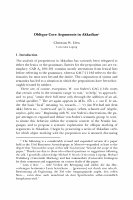 Research paper thumbnail of "Oblique Core Arguments in Akkadian." In Proceedings of the 53e Rencontre Assyriologique Internationale, Vol. 1: Language in the Ancient Near East, Babel und Bibel 4, ed. L. Kogan et al., 729–749. Winona Lake: Eisenbrauns, 2010).