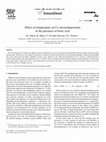 Research paper thumbnail of Effect of temperature on Co electrodeposition in the presence of boric acid