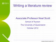 Research paper thumbnail of Doing a literature review