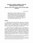 Research paper thumbnail of Caución y tutela cautelar contra la Administración Tributaria