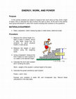 Research paper thumbnail of Activity 5 Energy