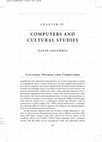 Research paper thumbnail of Computers and Cultural Studies