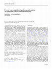 Research paper thumbnail of Evolved swarming without positioning information: an application in aerial communication relay