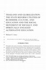 Research paper thumbnail of Thailand and Globalization: Reform Utilities – Culture, Education, Engaged Spirituality, and Social Movements 