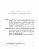 Research paper thumbnail of Alimentos, poder e identidad en las comunidades fenicias occidentales