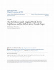 Research paper thumbnail of The Rebellious Angel: Virginia Woolf, To the Lighthouse, and the Debate about Female Anger