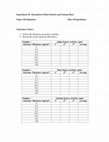 Research paper thumbnail of Experiment 10 Guide Question to Radiation Experiment