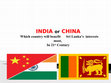 Research paper thumbnail of INDIA or CHINA, Which country will benefit , Sri Lanka’s  interests most,    In 21st Century  