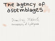 Research paper thumbnail of Agencies of assemblages: flocks, herds, households 