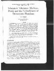 Research paper thumbnail of Subsistent Tolerance: Merleau-Ponty and the Embodiment of Democratic Pluralism