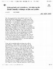 Research paper thumbnail of Between Lack and Abundance: Introducing the Zizek/Connolly Exchange on Film and Politics