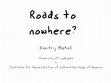 Research paper thumbnail of Roads to nowhere? Disentangling meshworks of holloways